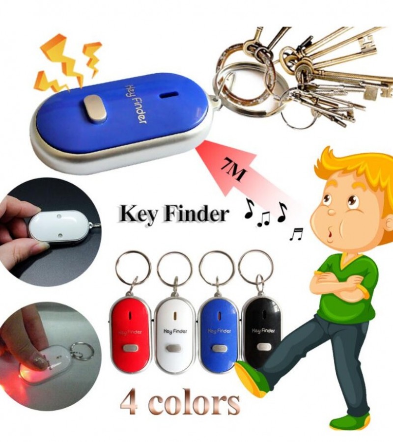 Wireless Anti Lost Key Finder Alarm Smart Torch Flashes Security Key chain