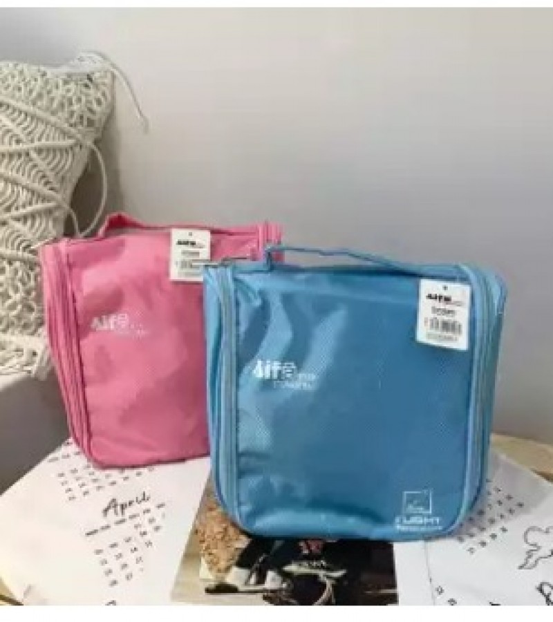 Women Zipper Cosmetic Makeup Bag Organizer Toiletry Bag Sifa Storage Travel Pouch For Woman - Multi