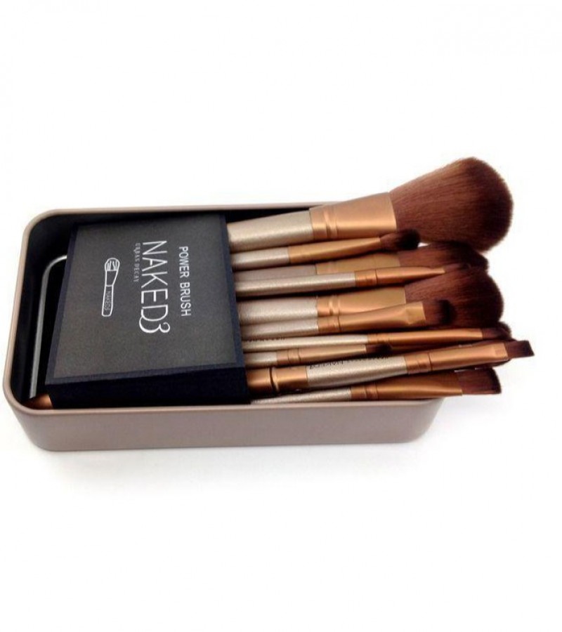 Nakeed3 Cosmetic Makeup Brushes 12 pieces