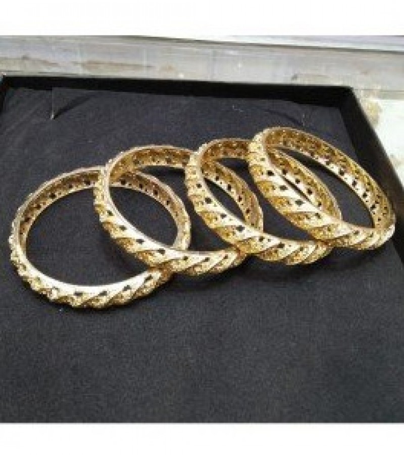 4 Piece Gold Bengals - 1 Karat - Size-2.8