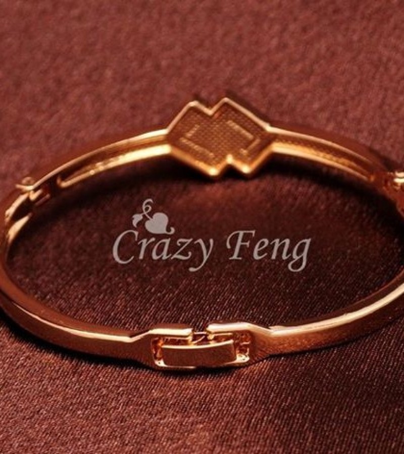 Channel Diamond Gold Bracelet