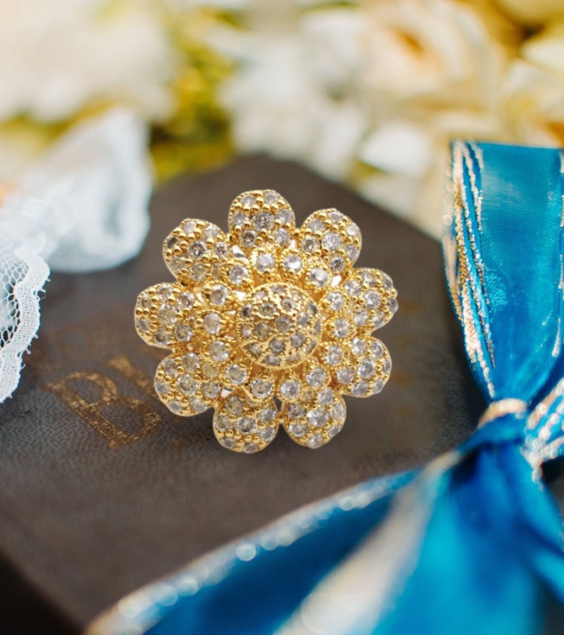 Crystal Star Deign Ring For Women