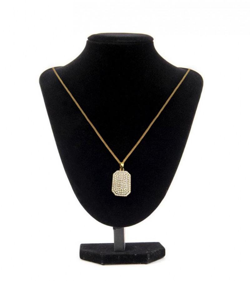 Golden Crystal Stylish Pendant