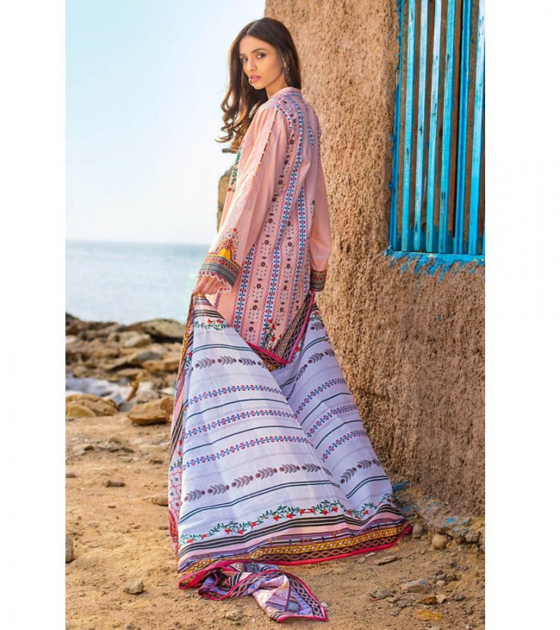 Gul Ahmed 3PC Unstitched Embroidered Lawn Suit