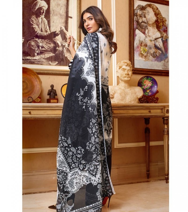 Gul ahmed 3PC Unstitched  Lawn Suit