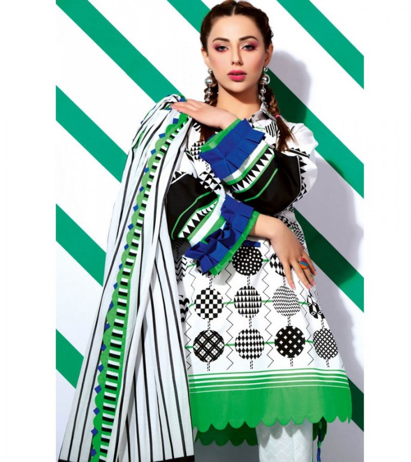 Gul Ahmed 3PC Unstitched Lawn Suit