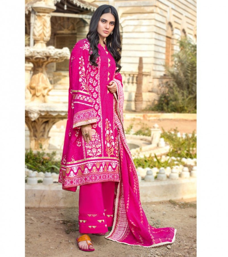 Gul Ahmed 3PC Unstitched Lawn Suit
