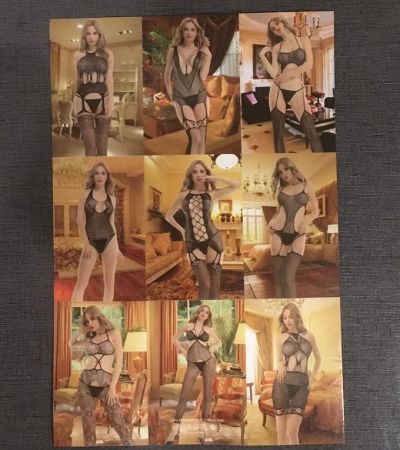 Seamless full Body Suit For Women Nighty Net Stocking Ladies