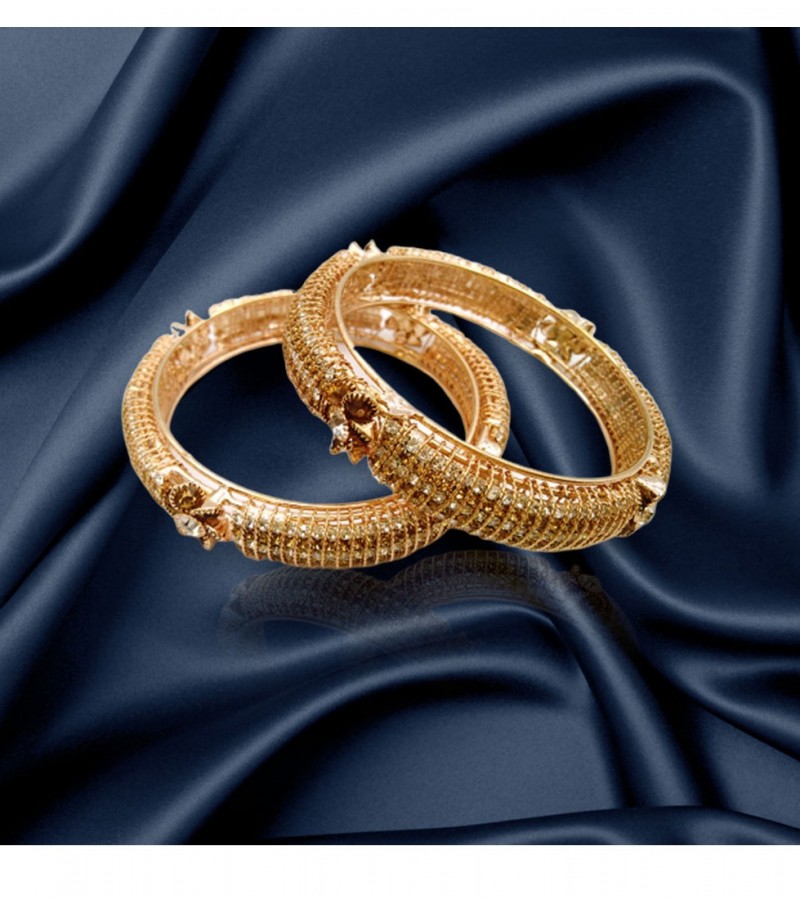 Set of 2 Golden Bangle for Women