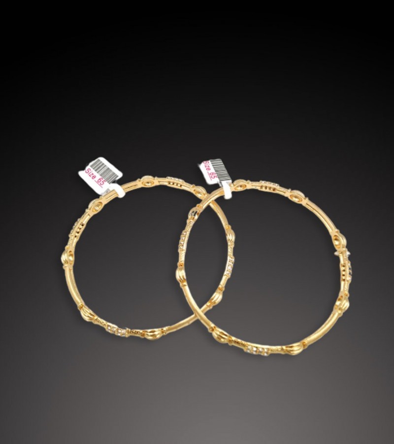 Set of 2 Golden Bangles