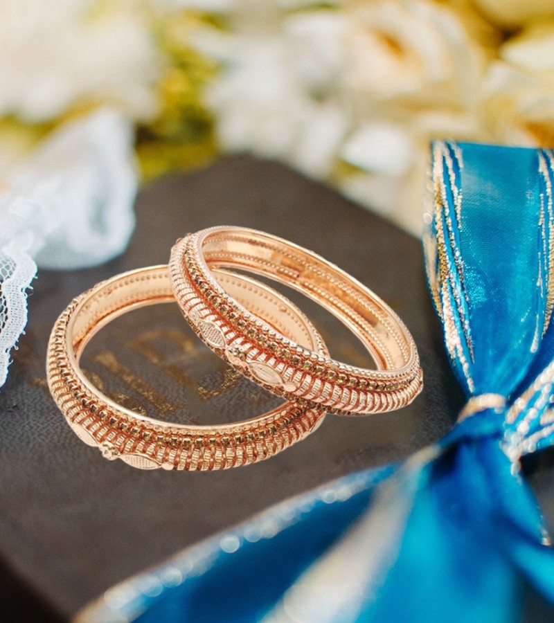 Set of 2 Mix Pattern Bangles