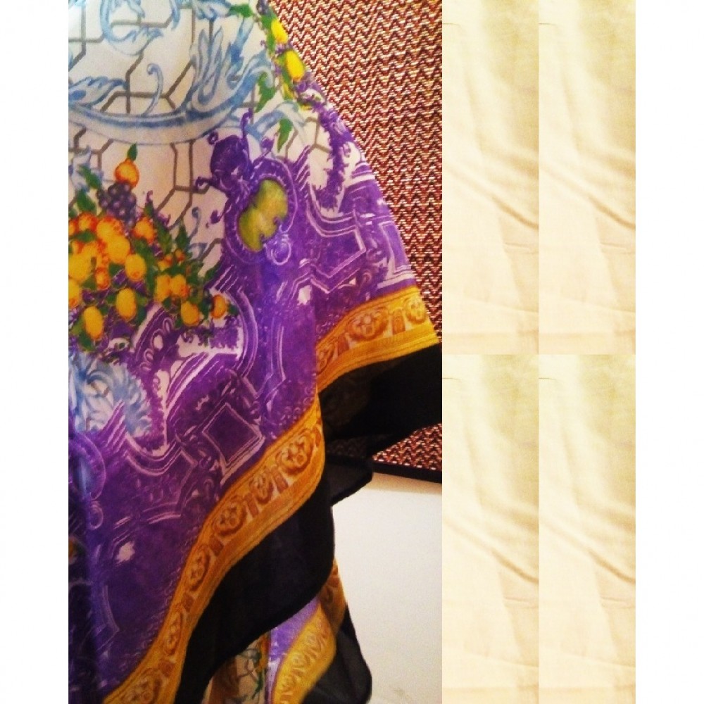Summer Lawn 2019 Blue 3pcs Unstitched Embroidery Shirt Silk Dupatta-02