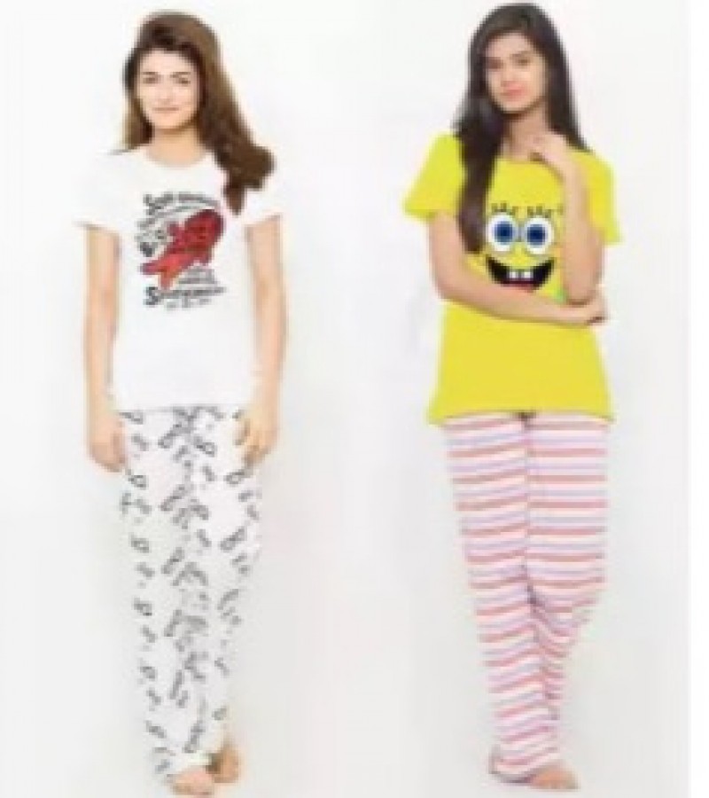 Trouser Shirt For Women Girls Night Dress Shirt Pajamas For Night Wear