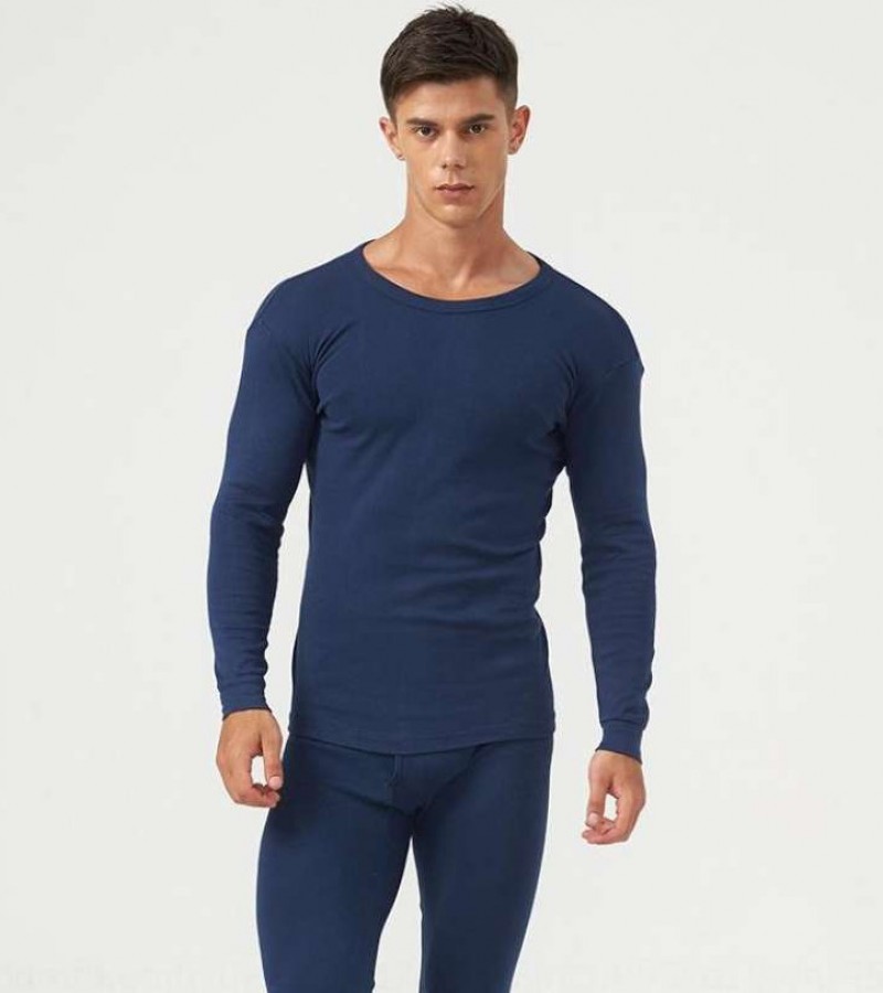 New 2pcs Men Thermal Set for Men Winter Innerwear Top Pajama Suit Set of Thermal Wear for Men!
