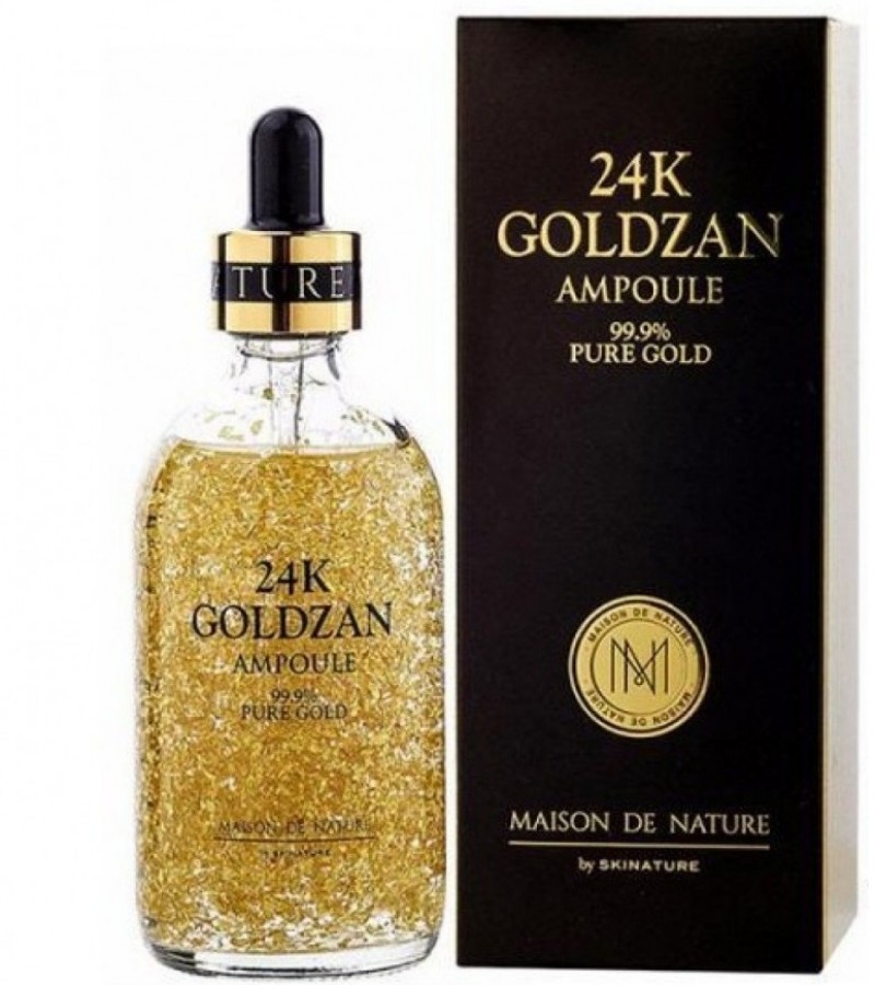 24K Goldzan Ampoule Gold Day Creams & Moisturizers Gold Essence Serum Makeup Primer