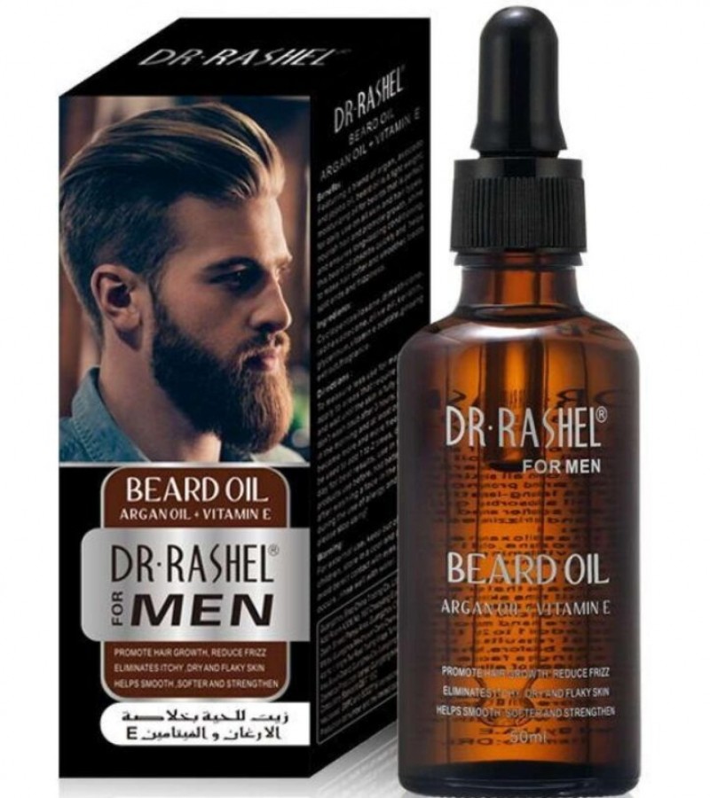 Dr. Rashel Beard Oil With Argan Oil + Vitamin E For Men