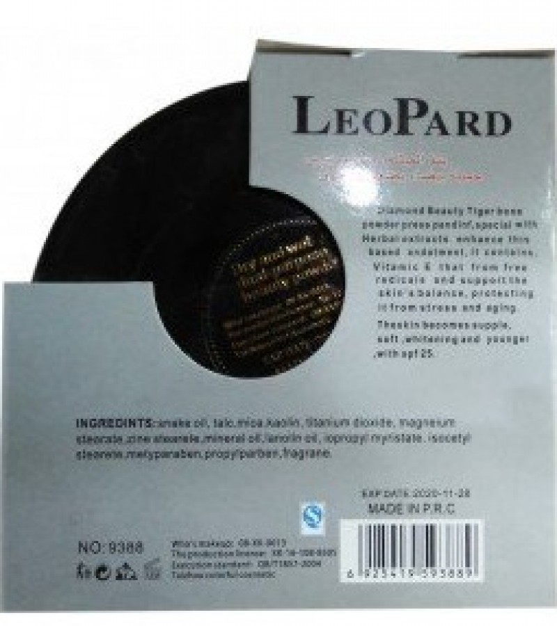 Fashion Rose Leopard Cinema Powder SPF 25 With Herbal Extract - 60 G