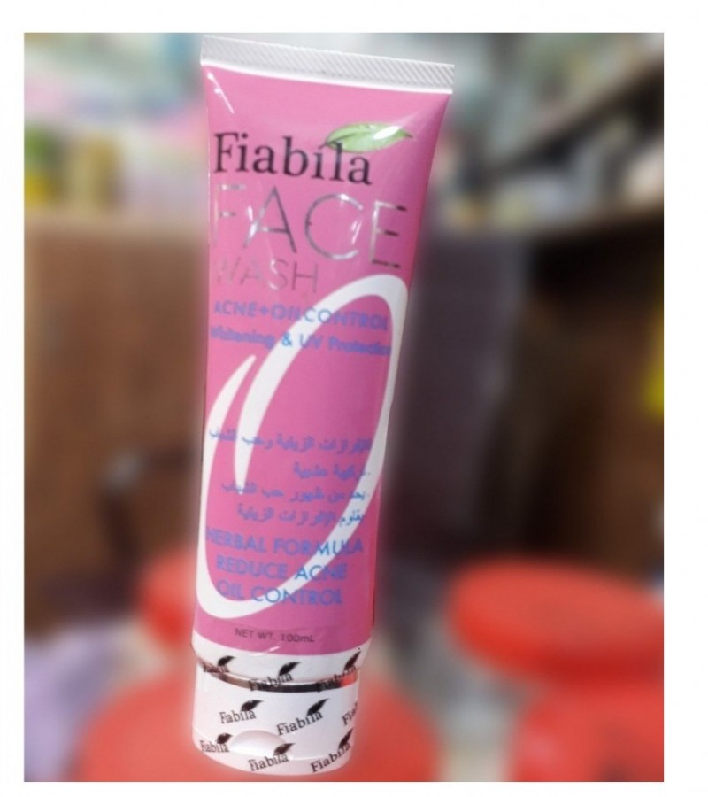Fiabila Acne & Oil Control Face Wash - Whitening & UV Protection - 100 ML