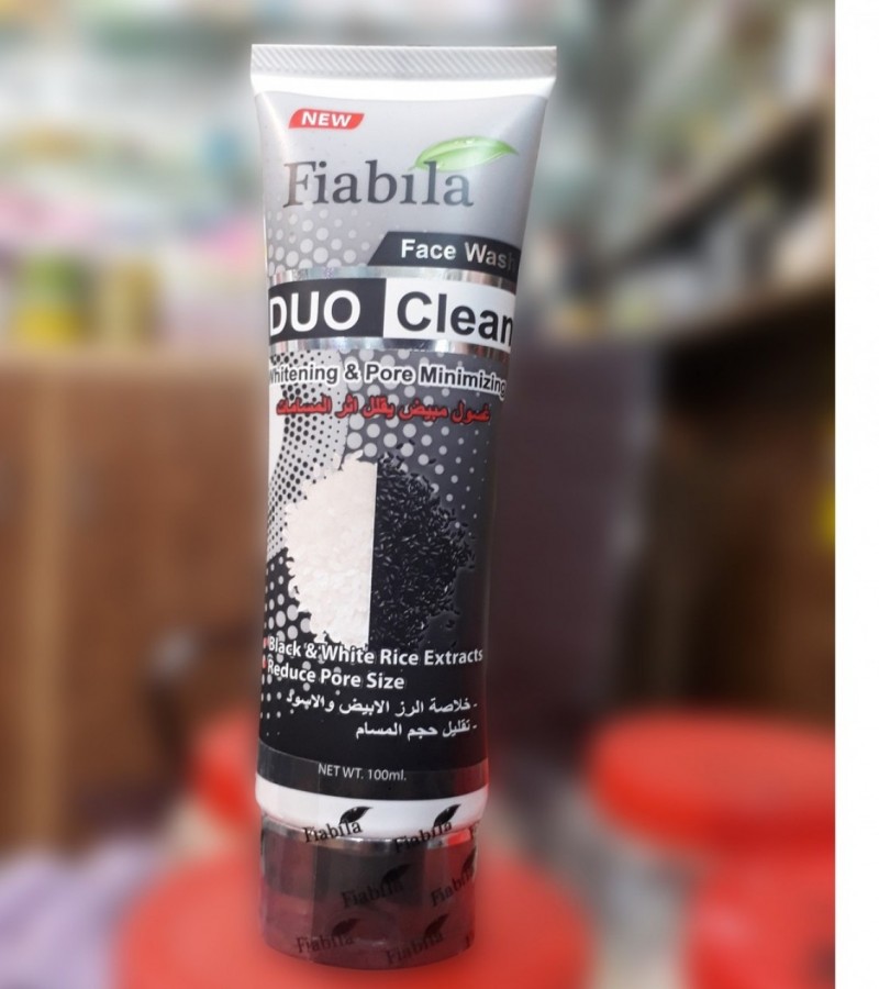 Fiabila Duo Clean Face Wash - Whitening & Pore Minimizing - 100 ML