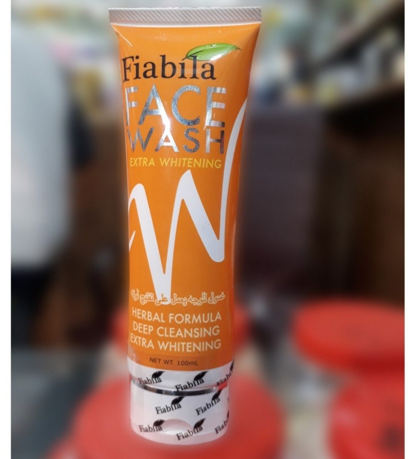 Fiabila Face Wash - Herbal Formula Deep Cleansing Extra White - 100 ML