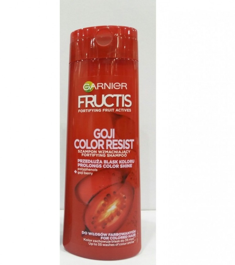 Garnier fructis goji color resist straightening shampoo, 400ml