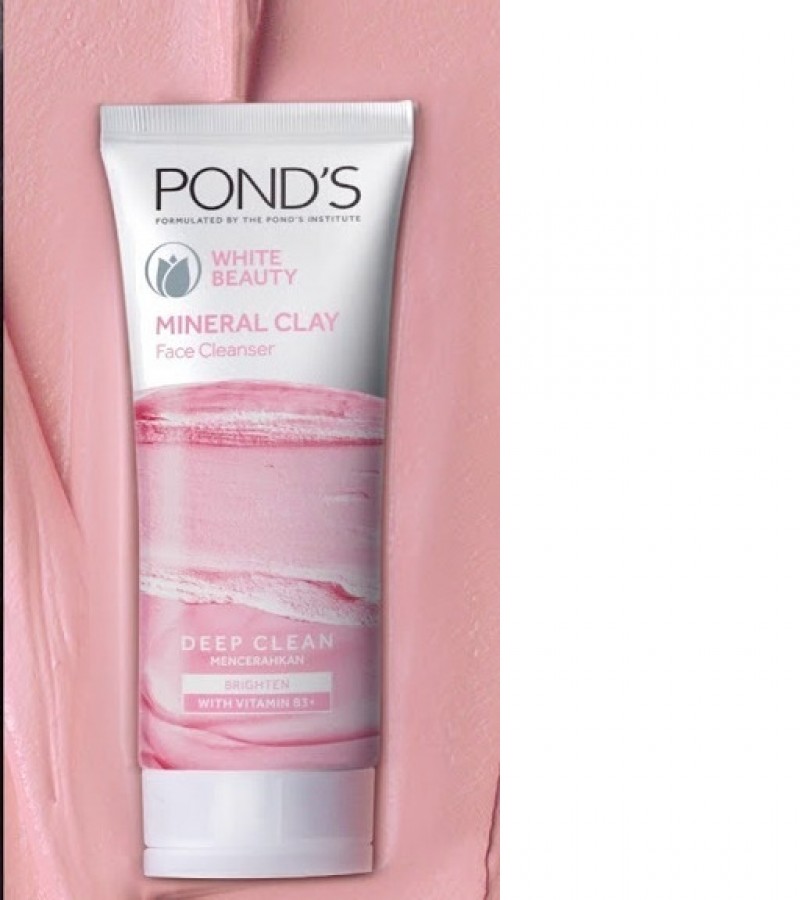 PONDS WHITE BEAUTY MINERAL CLAY FACE CLEANSER 90G