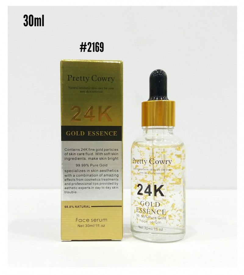 Pretty Cowry 24K Gold Serum Moisture Essence Anti-wrinkle Gold Nicotinamide Liquid Skin Care Essence