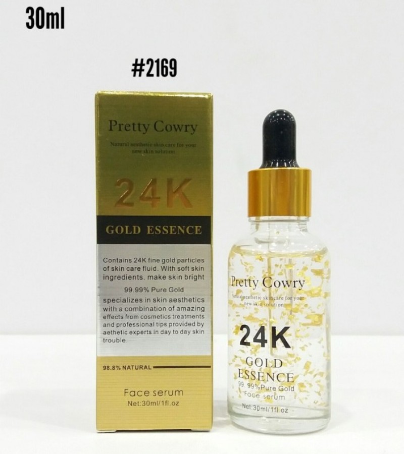 Pretty Cowry 24K Gold Serum Moisture Essence Anti-wrinkle Gold Nicotinamide Liquid Skin Care