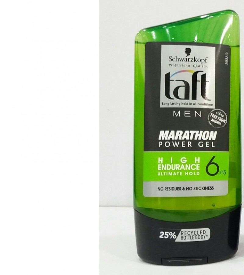 Taft men marathon power gel high endurance-150ml