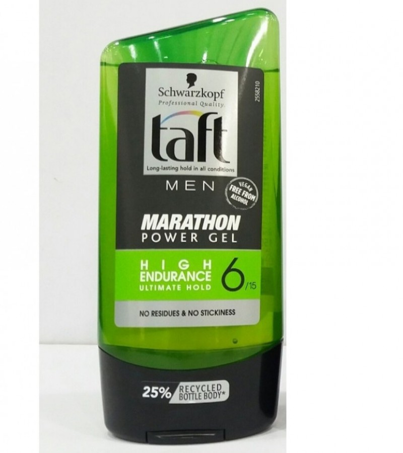 Taft men marathon power gel high endurance-150ml