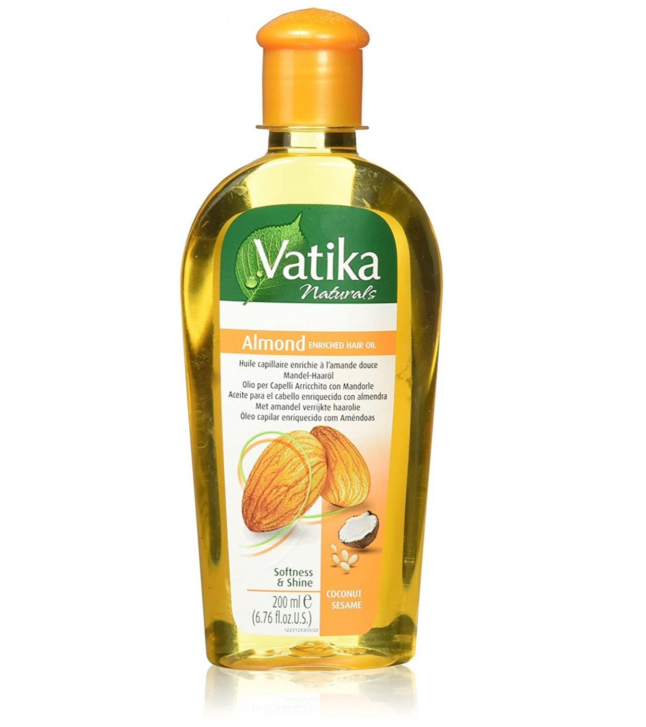 Vatika Dabur Vatika Almond Hair Oil for soft and shiny hair - Extreme Hydration