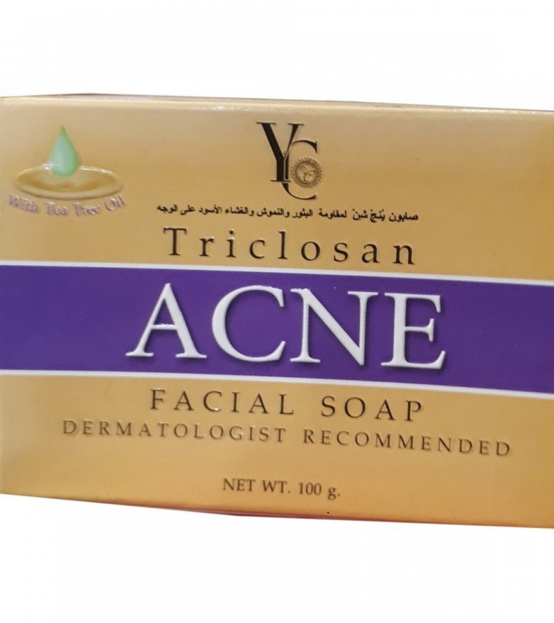 YC Triclosan Acne Facial Soap.