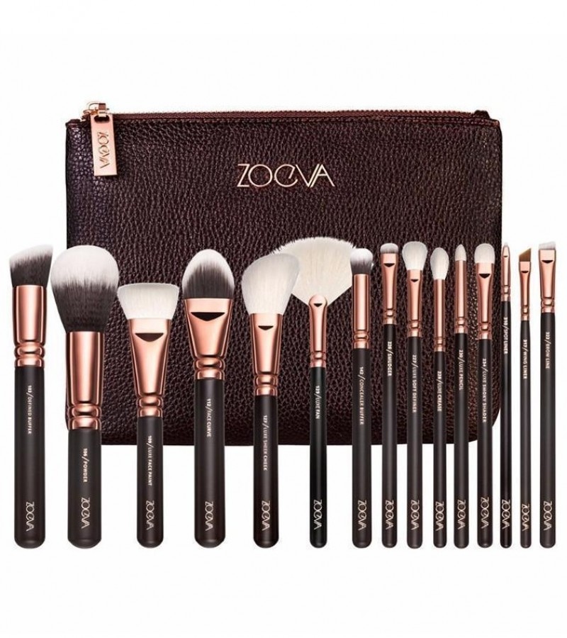Zoeva Makeup Brush Set For Woman Pack of 15 Makeup Brushes