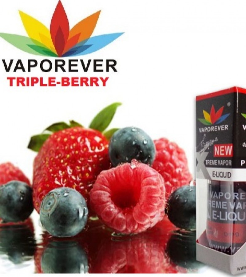 (TRIPLEBERRY)NEW HOT Vaporever E-Liquid Vape Juice 10ml