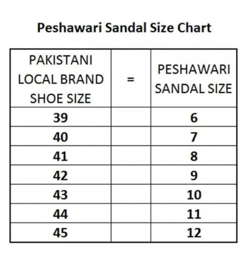 Size Chart For Chappals Sites unimi it