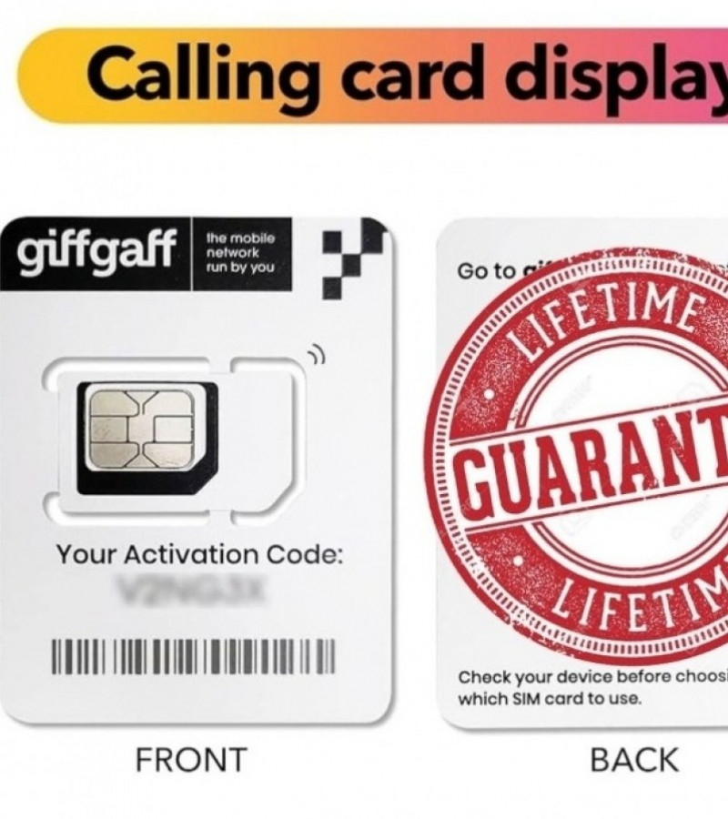 Lifetime guaranteed U.k sim for TikTok live, what'sap and other purposes