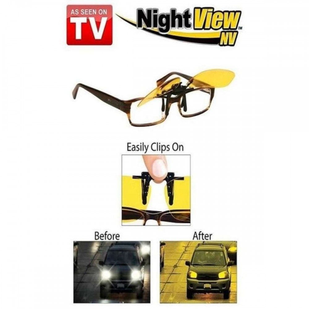 Night View Clip On Glasses for Driving