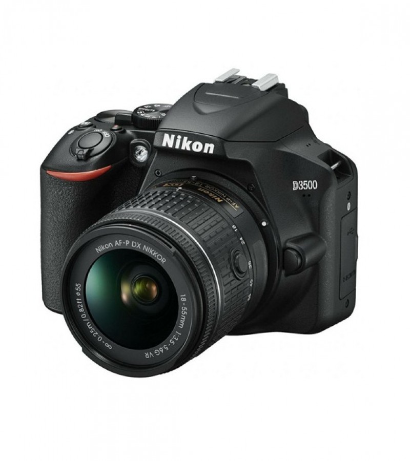 Nikon D3500 DSLR With AF-P DX Nikkor 18-55mm F/3.5-5.6G VR Lens Camera