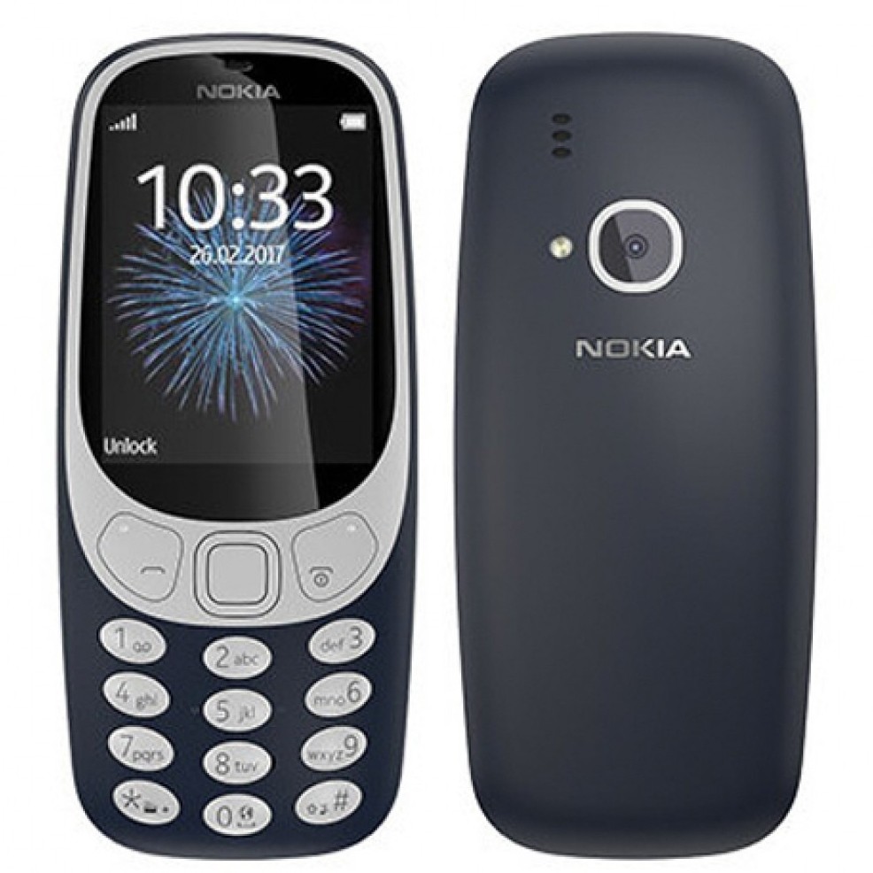 Nokia 3310 - Dual-SIM - Flashlight - Size 2.4 Inches