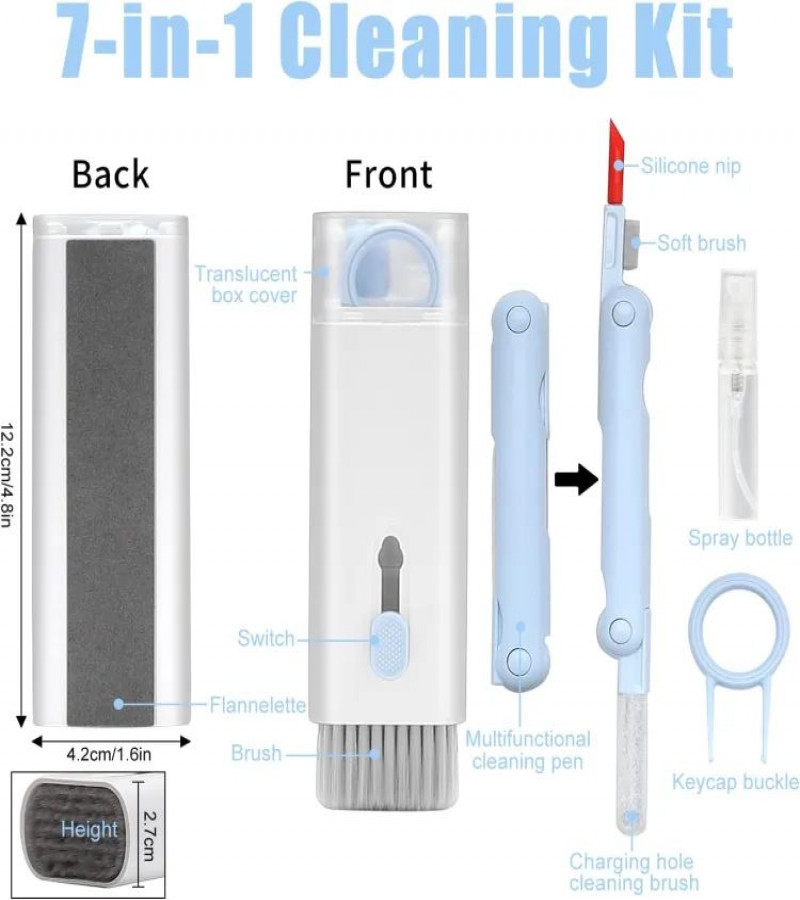 7 in 1 Keyboard Cleaning Brush Computer Earphone Cleaning tools Keyboard Cleaner