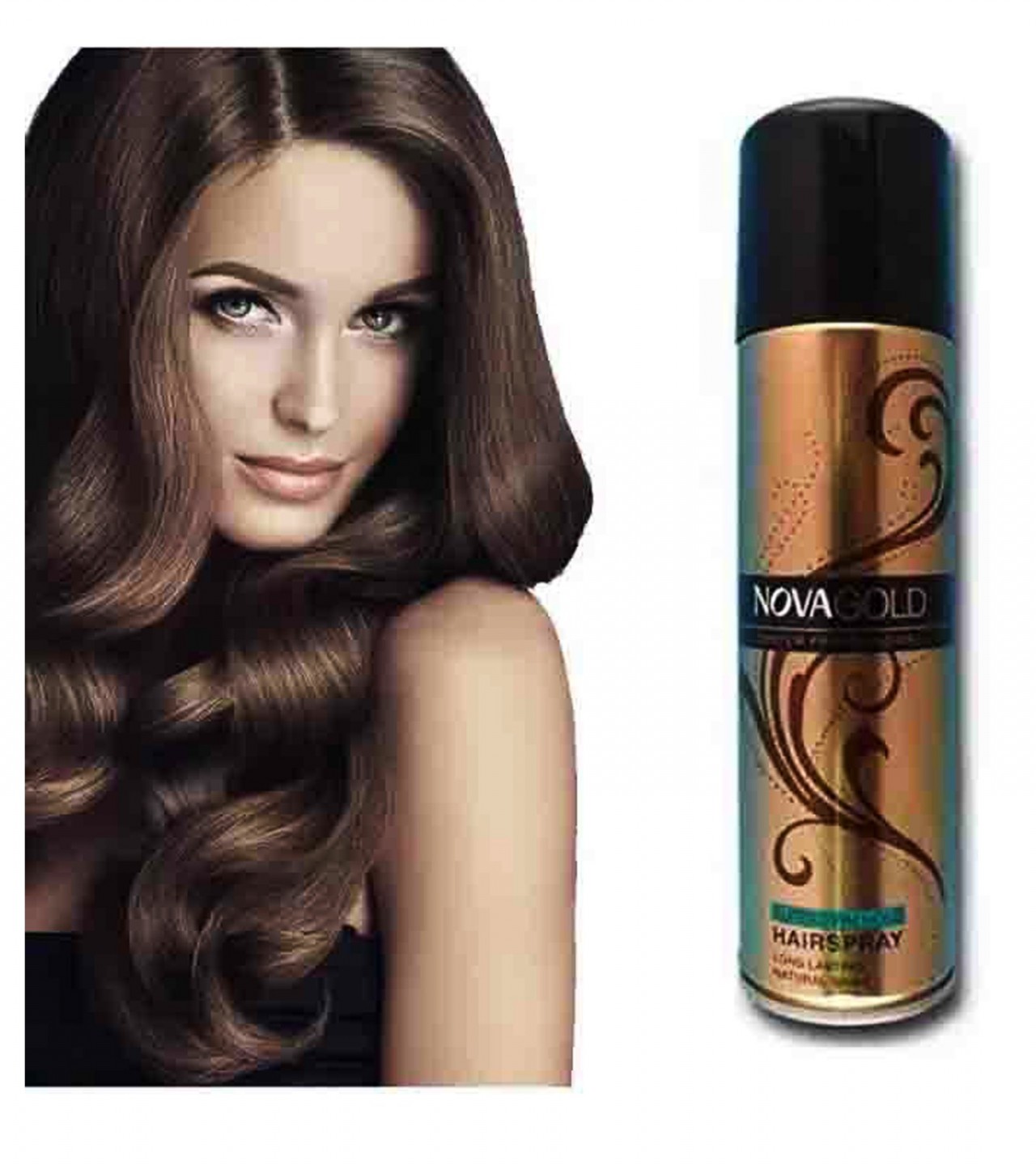 Nova Gold Hair Spray For Unisex - 200 ml - Sale price - Buy online in  Pakistan 