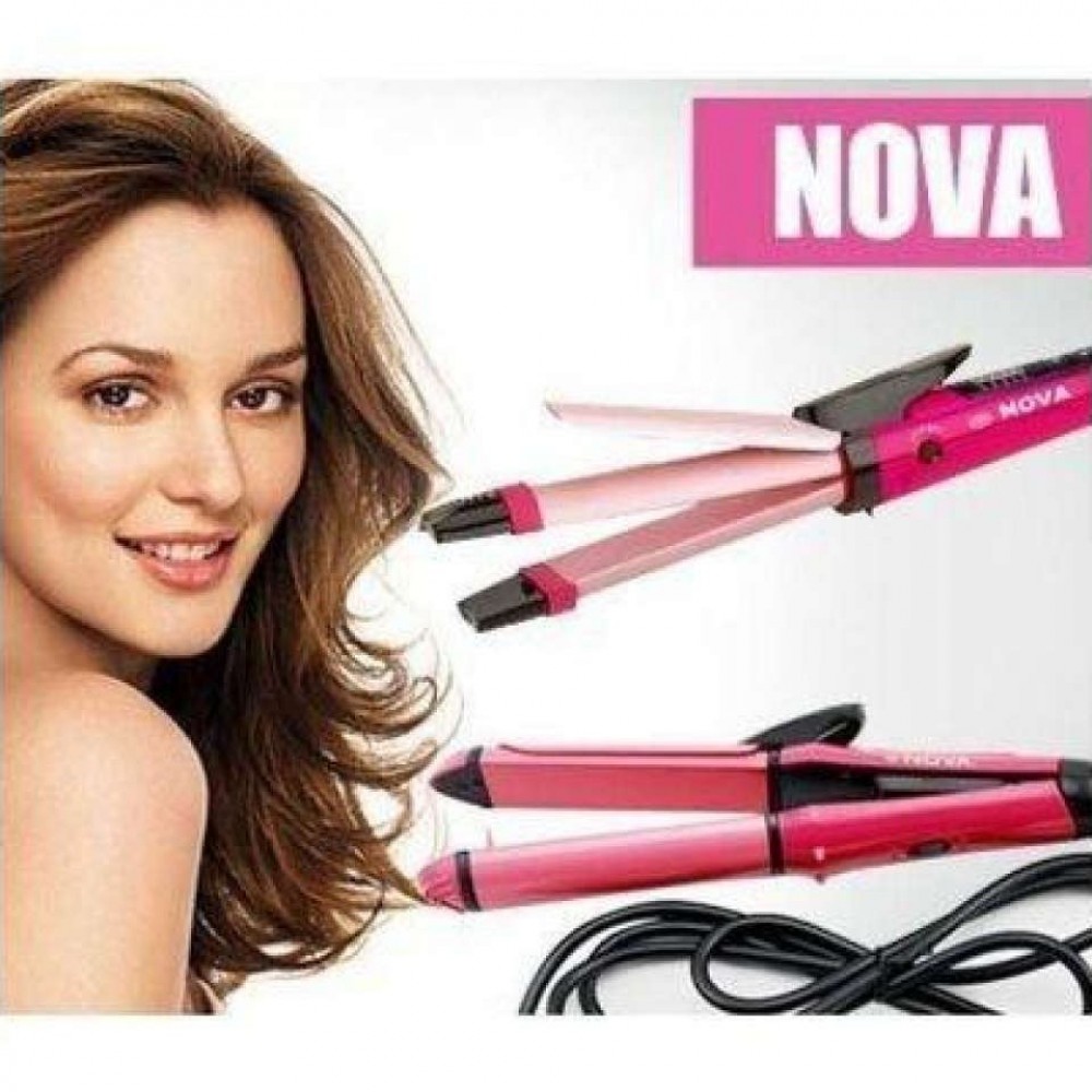 Nova Hair Curler & Straightener - Nhc-2009 - Sale price - Buy online in  Pakistan 