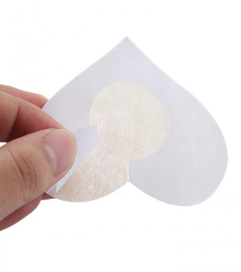 10Pcs Women's Soft Nipple Covers Stickers Invisible Lift Tape Overlays Disposable Breast Petals 80