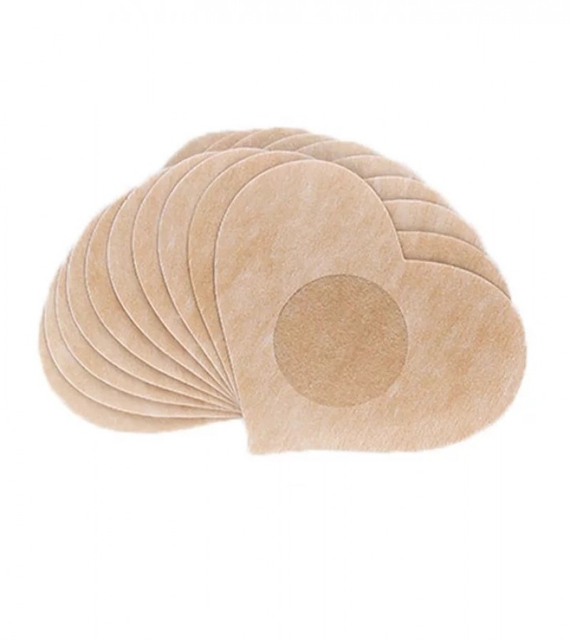 10Pcs Women's Soft Nipple Covers Stickers Invisible Lift Tape Overlays Disposable Breast Petals 80