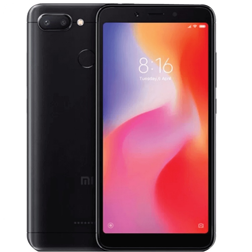 Xiaomi Redmi 6 – Dual(2) 12+ 5 Back & 5 MP Front Camera a- 32GB Memory – 3GB RAM – 5.45’’ Displ