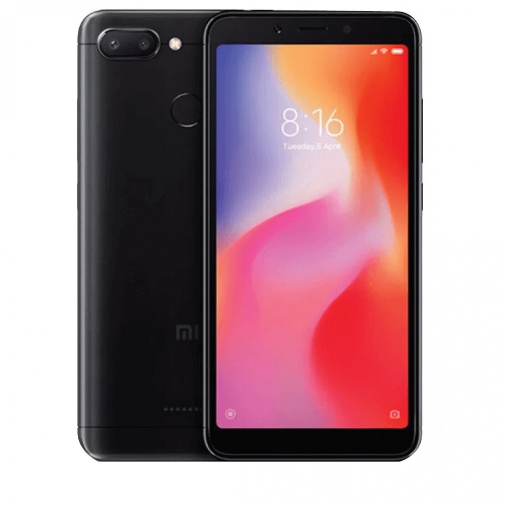 Xiaomi Redmi 6 – 64GB  – Dual12+5MP Back & 5MP Front Camera -  5.45" Screen