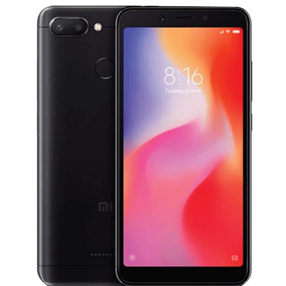 Xiaomi Redmi 6 – 64GB  – Dual12+5MP Back & 5MP Front Camera -  5.45" Screen