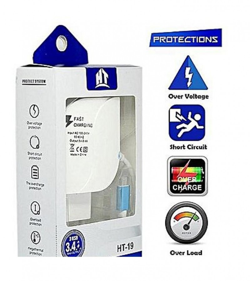 3 USB Port Fast Charger  CH202