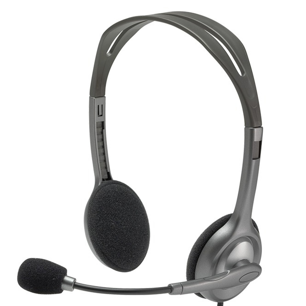Logitech H110 Stereo Headset - 3.5mm Dual Plug Computer Headset