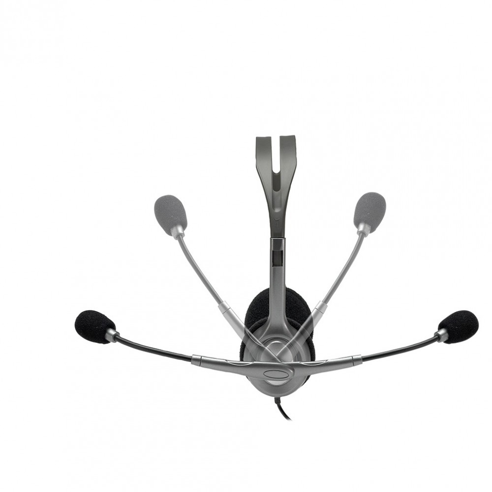 Logitech H110 Stereo Headset - 3.5mm Dual Plug Computer Headset